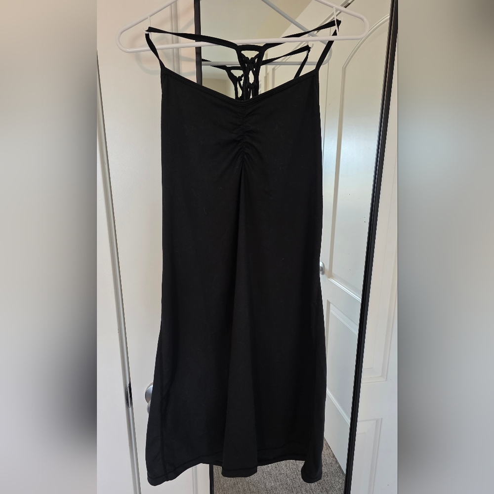 Prana Strappy Black Athletic Dress Medium